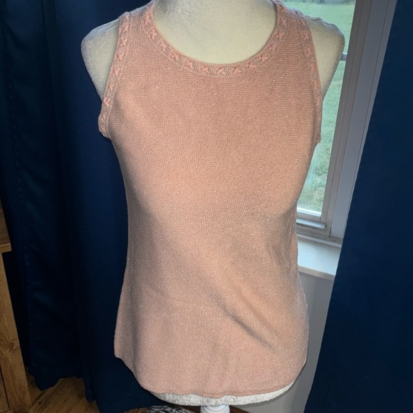 White House Black Market Sleeveless Knit Sweater Tank - Picture 2 of 6